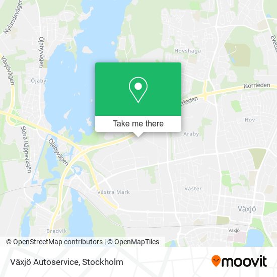 Växjö Autoservice map