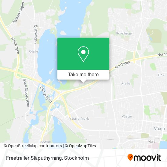 Freetrailer Släputhyrning map