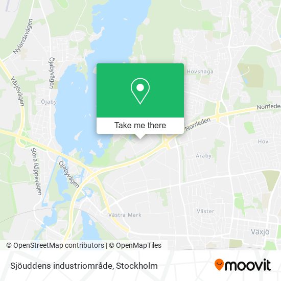 Sjöuddens industriområde map