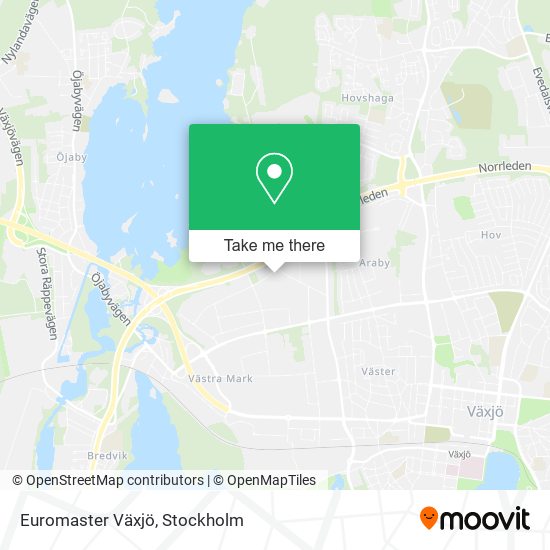 Euromaster Växjö map