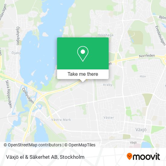 Växjö el & Säkerhet AB map