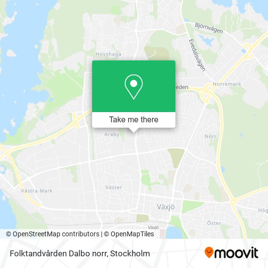 Folktandvården Dalbo norr map