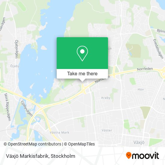 Växjö Markisfabrik map