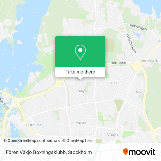 Fören Växjö Boxningsklubb map