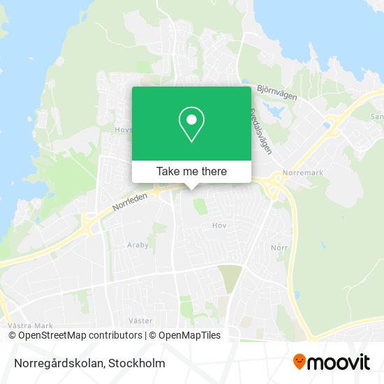 Norregårdskolan map