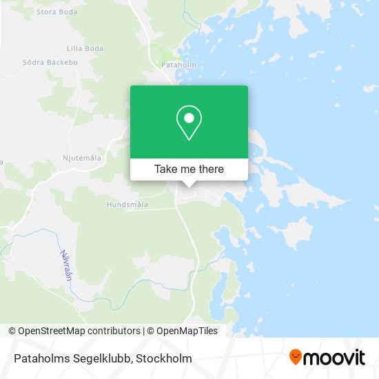 Pataholms Segelklubb map