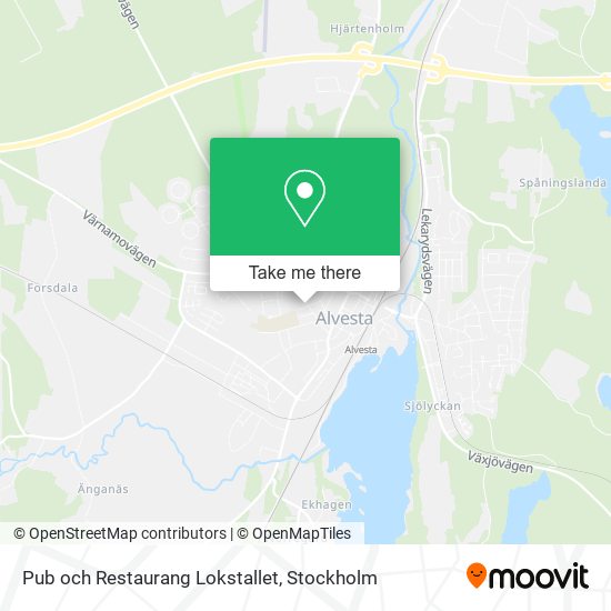 Pub och Restaurang Lokstallet map