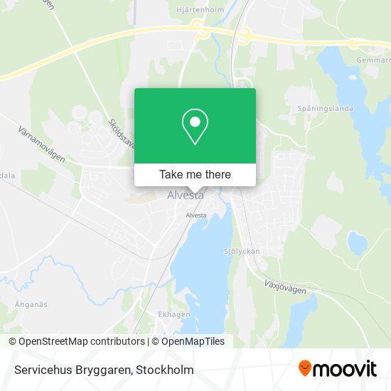 Servicehus Bryggaren map