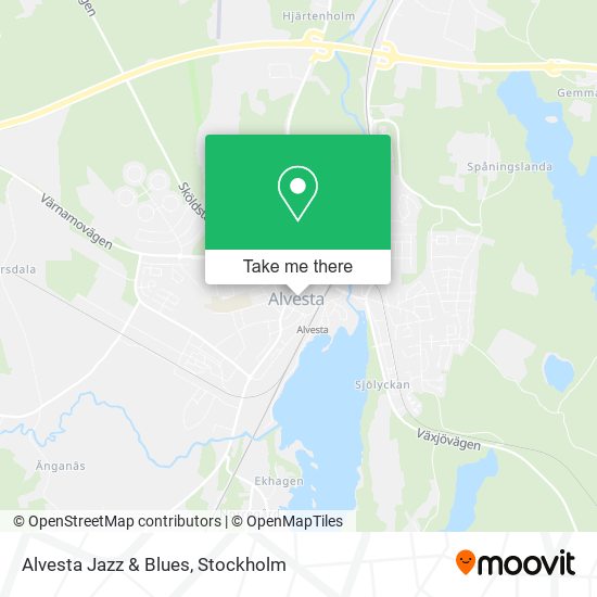 Alvesta Jazz & Blues map