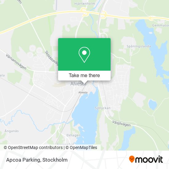 Apcoa Parking map