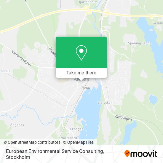 European Environmental Service Consulting map