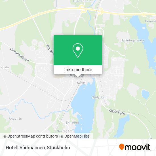 Hotell Rådmannen map