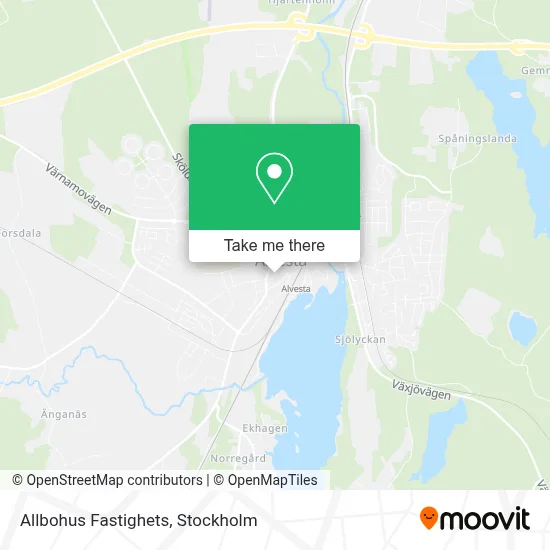 Allbohus Fastighets map