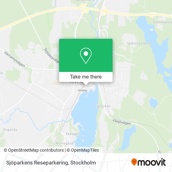 Sjöparkens Reseparkering map