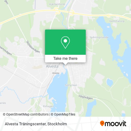 Alvesta Träningscenter map