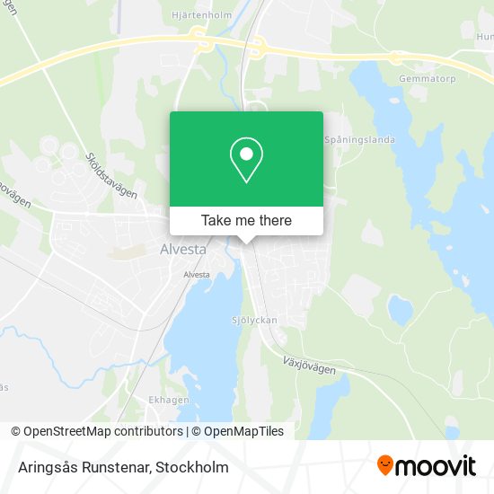 Aringsås Runstenar map