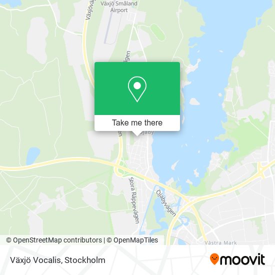 Växjö Vocalis map