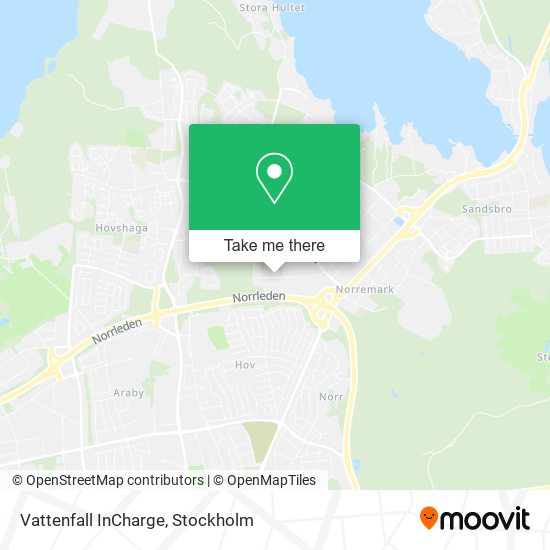 Vattenfall InCharge map