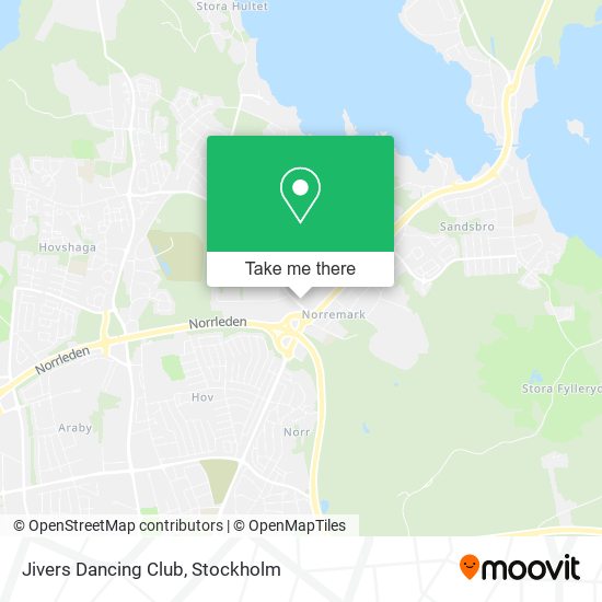 Jivers Dancing Club map