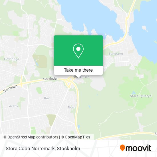 Stora Coop Norremark map