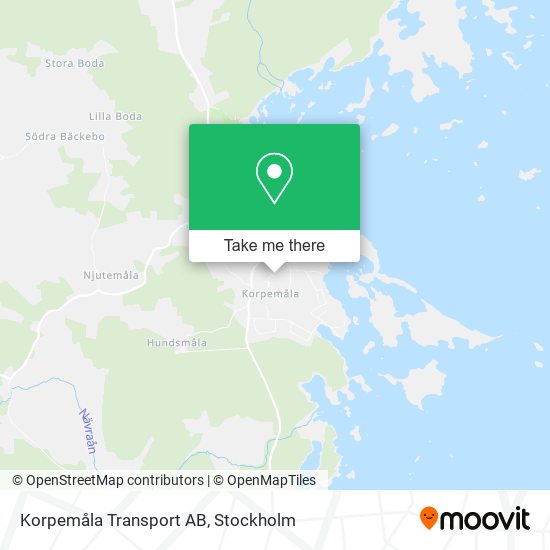 Korpemåla Transport AB map
