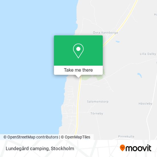 Lundegård camping map