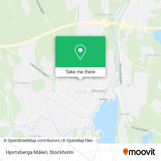 Hjortsberga Måleri map