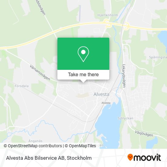 Alvesta Abs Bilservice AB map