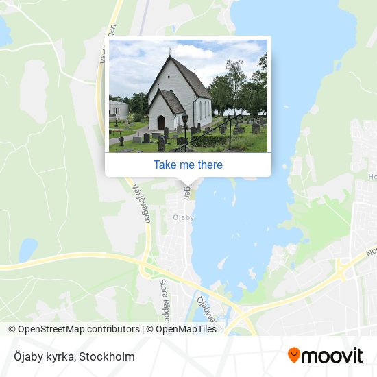 Öjaby kyrka map
