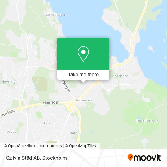 Szilvia Städ AB map