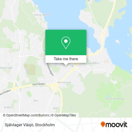 Självlager Växjö map