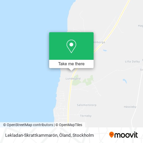 Lekladan-Skrattkammarön, Öland map