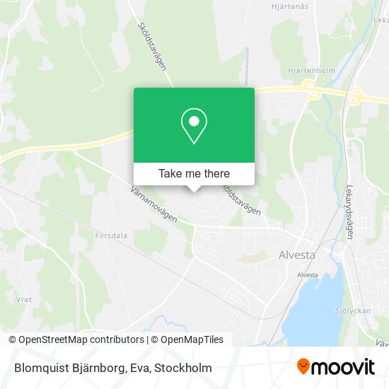 Blomquist Bjärnborg, Eva map