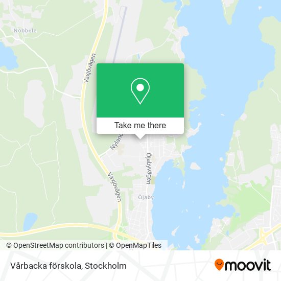 Vårbacka förskola map