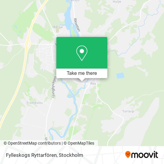 Fylleskogs Ryttarfören map