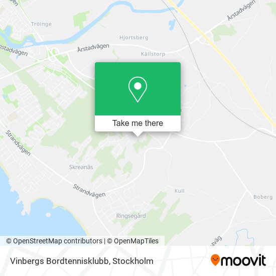 Vinbergs Bordtennisklubb map