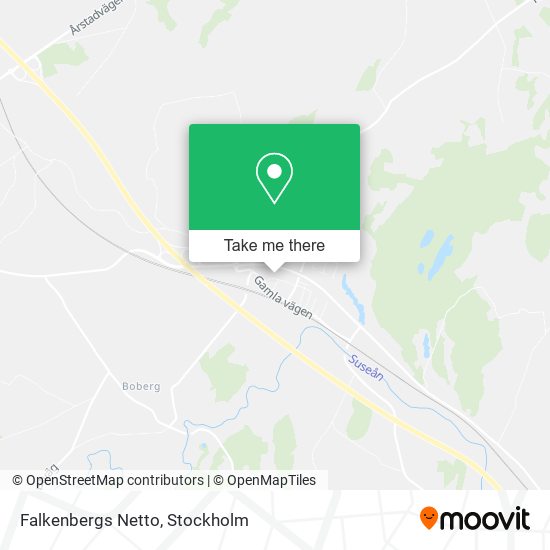 Falkenbergs Netto map