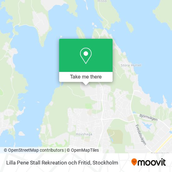 Lilla Pene Stall Rekreation och Fritid map