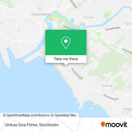 Ulrikas Goa Fötter map