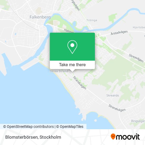 Blomsterbörsen map