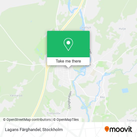 Lagans Färghandel map