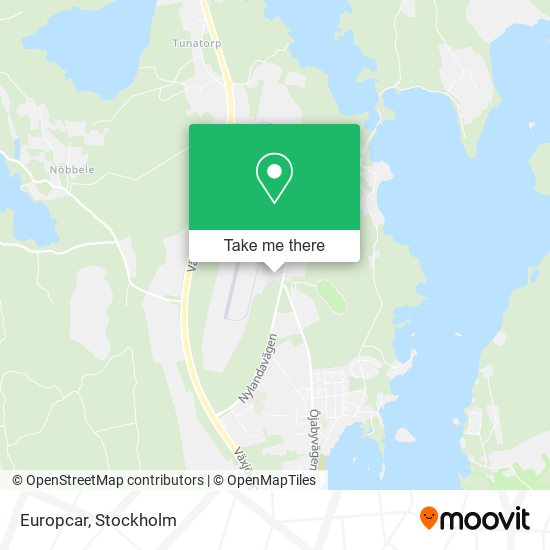 Europcar map