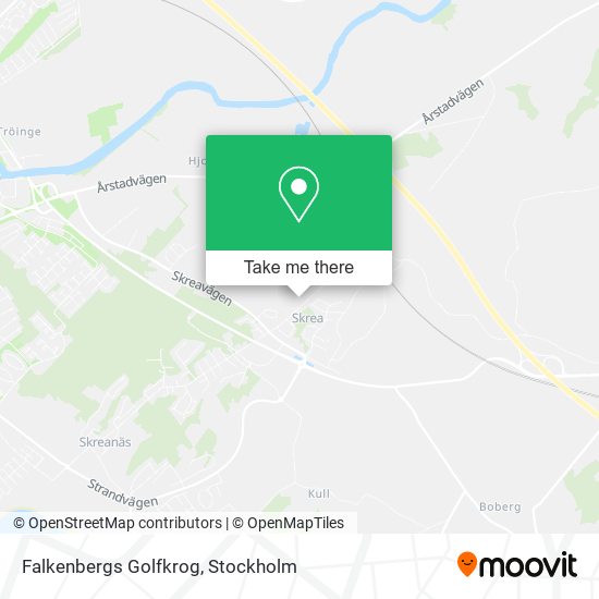 Falkenbergs Golfkrog map