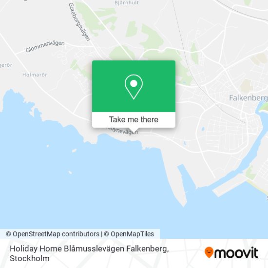 Holiday Home Blåmusslevägen Falkenberg map