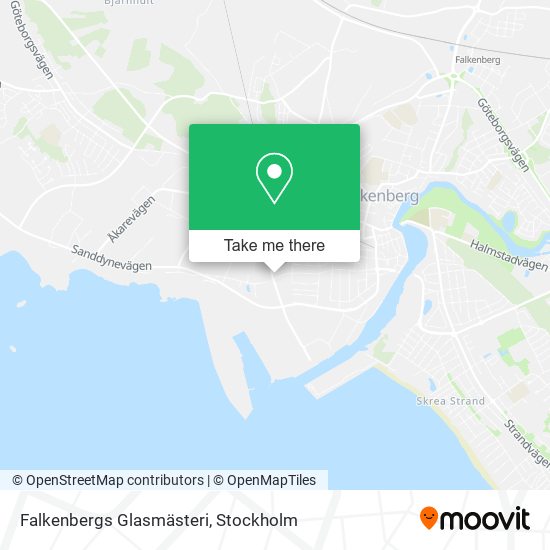Falkenbergs Glasmästeri map