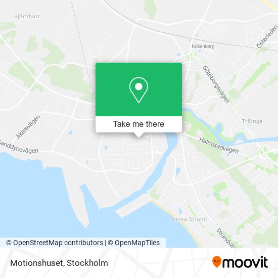 Motionshuset map