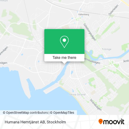 Humana Hemtjänst AB map