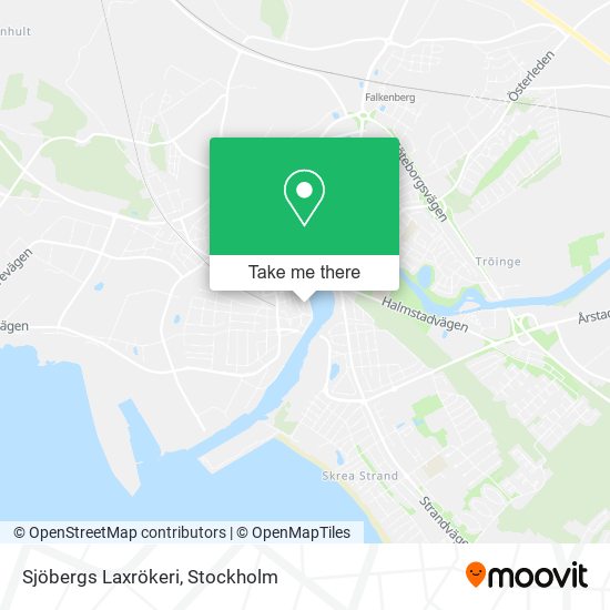 Sjöbergs Laxrökeri map