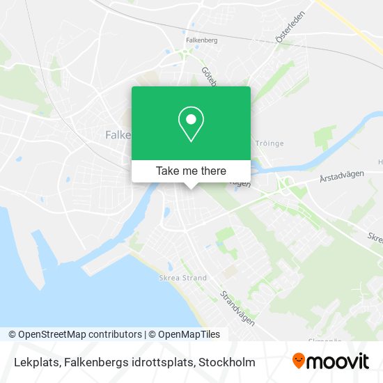 Lekplats, Falkenbergs idrottsplats map
