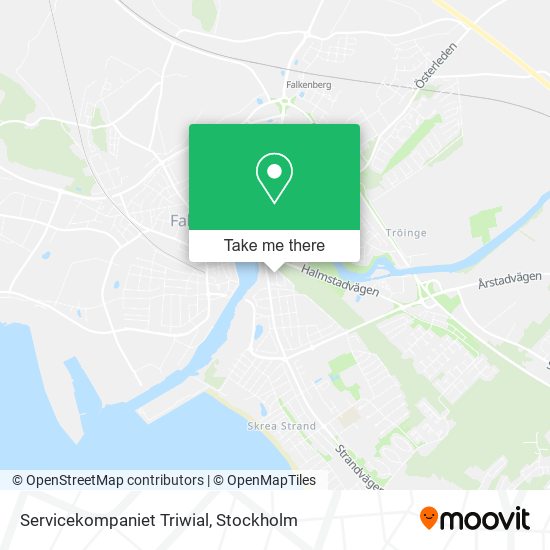 Servicekompaniet Triwial map